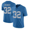 Elroe D.Lions #32 Brian Branch Player Blue Limited Throwback Vapor Untouchable Stitched Jerseys
