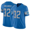 Elroe D.Lions #32 Brian Branch Player Blue Vapor F.U.S.E. Limited Home Game Stitched Jerseys