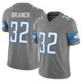 Elroe D.Lions #32 Brian Branch Player Gray Vapor F.U.S.E. Limited Home Game Stitched Jerseys