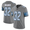 Elroe D.Lions #32 Brian Branch Player Gray Vapor Untouchable Limited Home Game Stitched Jerseys