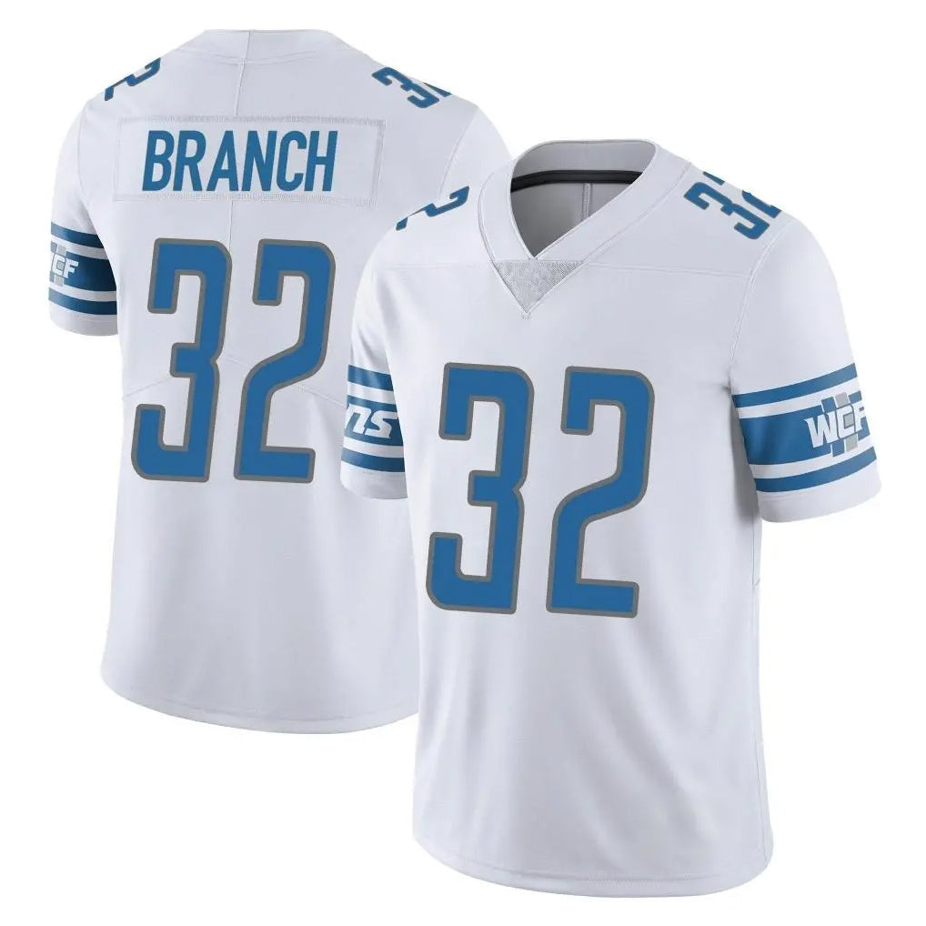 Elroe D.Lions #32 Brian Branch Player White Limited Vapor Untouchable Home Game Stitched Jerseys