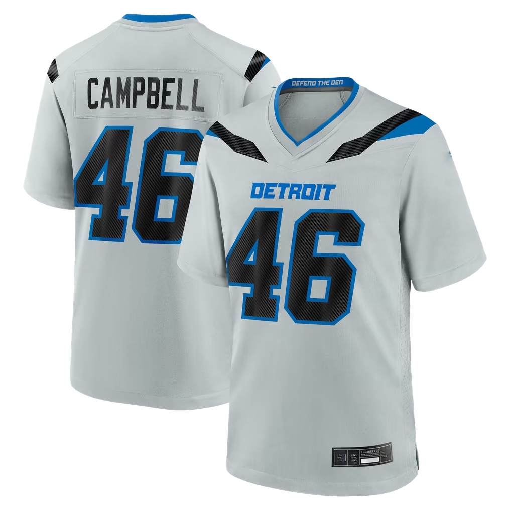 Elroe D.Lions #46 Jack Campbell 2026 Rivalries Collection Game Stitched Jerseys