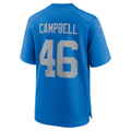 Elroe D.Lions #46 Jack Campbell Blue Game Stitched Jerseys