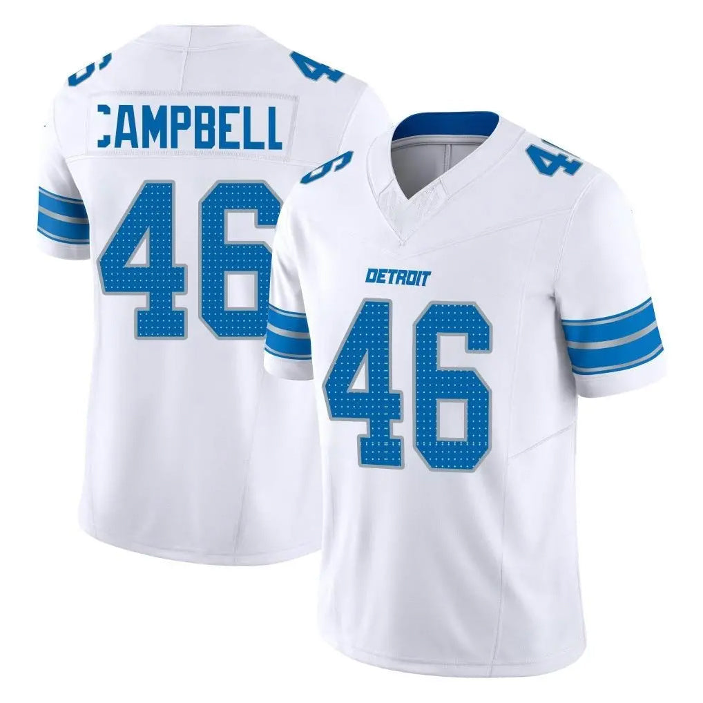Elroe D.Lions #46 Jack Campbell Player White Limited Vapor F.U.S.E. Alternate Home Game Stitched Jerseys
