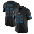 Elroe D.Lions #58 Penei Sewell Player Limited Black Impact Stitched Jerseys