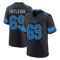 Elroe D.Lions #69 Tate Ratledge Player Black Alternate Home Game Stitched Jerseys