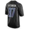 Elroe D.Lions #97 Aidan Hutchinson Player Black Limited Fashion Stitched Jerseys