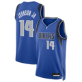 Elroe D.Mavericks #14 Morez Johnson Jr. Blue Swingman Jerseys - Icon Edition