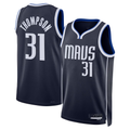 Elroe D.Mavericks #31 Klay Thompson Navy Statement Edition Swingman Stitched Jerseys