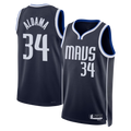 Elroe D.Mavericks #34 Santi Aldama Navy Statement Edition Swingman Stitched Jerseys