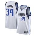 Elroe D.Mavericks #34 White Santi Aldama Association Edition Swingman Stitched Jerseys