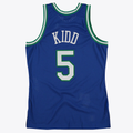 Elroe D.Mavericks #5 Jason Kidd Royal 1997 Hardwood Classics Road Swingman  By Mitchell & Ness Stitched Jerseys