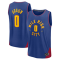 Elroe D.Nuggets #0 Christian Braun Blue Fast Break Replica Player Jerseys - Statement Edition