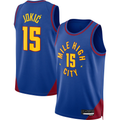 Elroe D.Nuggets #15 Nikola Jokic Blue Swingman Jerseys - Statement Edition