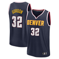 Elroe D.Nuggets #32 Aaron Gordon Navy Fast Break Replica Player Jerseys - Icon Edition