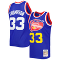 Elroe D.Nuggets #33 David Thompson Mitchell & Ness Royal Hardwood Classics 1975-76 Swingman Jersey