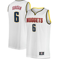 Elroe D.Nuggets #6 DeAndre Jordan White Fast Break Player Jerseys - Association Edition