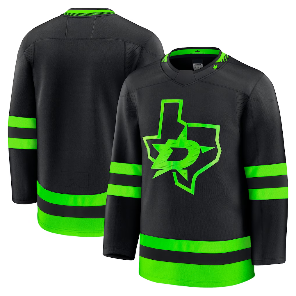 Elroe D.Stars Black Alternate Premium Jerseys