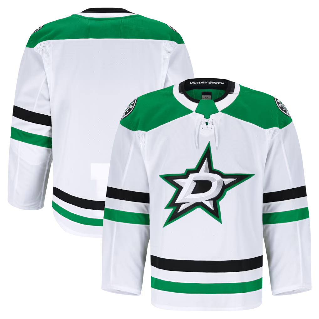 Elroe D.Stars White Away Authentic Pro Jerseys