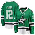 Elroe D.Stars #12 Radek Faksa Kelly Green Home Breakaway Jerseys