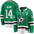 Elroe D.Stars #14 Jamie Benn Kelly Green Home Premium Jerseys