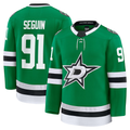 Elroe D.Stars #91 Tyler Seguin Kelly Green Home Premium Jerseys
