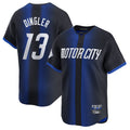 Elroe D.Tigers #13 Dillon Dingler Player Navy City Connect Home Limited Stitched Jerseys