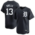 Elroe D.Tigers #13 Dillon Dingler Player Navy Home Limited Game Stitched Jerseys