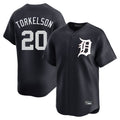 Elroe D.Tigers #20 Spencer Torkelson Player Navy Home Limited Game Stitched Jerseys