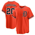 Elroe D.Tigers #20 Spencer Torkelson Player Orange Home Game Stitched Jerseys