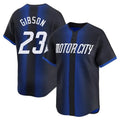 Elroe D.Tigers #23 Kirk Gibson Player Navy City Connect Home Limited Stitched Jerseys
