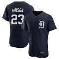 Elroe D.Tigers #23 Kirk Gibson Player Navy Limited Elite Home Stitched Jerseys