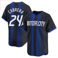 Elroe D.Tigers #24 Miguel Cabrera Player Navy City Connect Home Limited Stitched Jerseys
