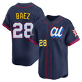 Elroe D.Tigers #28 Javier B¡§¡éez Player Navy Limited American League All-Star Edition Stitched Jerseys