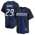 Elroe D.Tigers #29 Tarik Skubal Player Navy City Connect Home Limited Stitched Jerseys