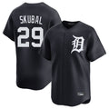 Elroe D.Tigers #29 Tarik Skubal Player Navy Home Limited Game Stitched Jerseys