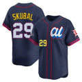 Elroe D.Tigers #29 Tarik Skubal Player Navy Limited American League All-Star Edition Stitched Jerseys