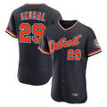 Elroe D.Tigers #29 Tarik Skubal Player Navy Limited Elite Home Game Stitched Jerseys