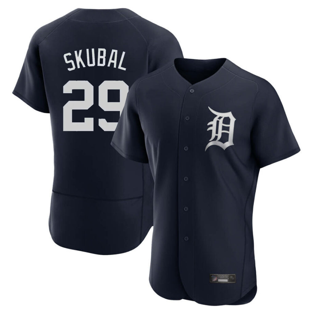 Elroe D.Tigers #29 Tarik Skubal Player Navy Limited Elite Home Stitched Jerseys