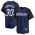 Elroe D.Tigers #30 Kerry Carpenter Player Navy City Connect Home Limited Stitched Jerseys