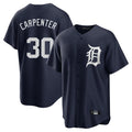 Elroe D.Tigers #30 Kerry Carpenter Player Navy Game Home Stitched Jerseys