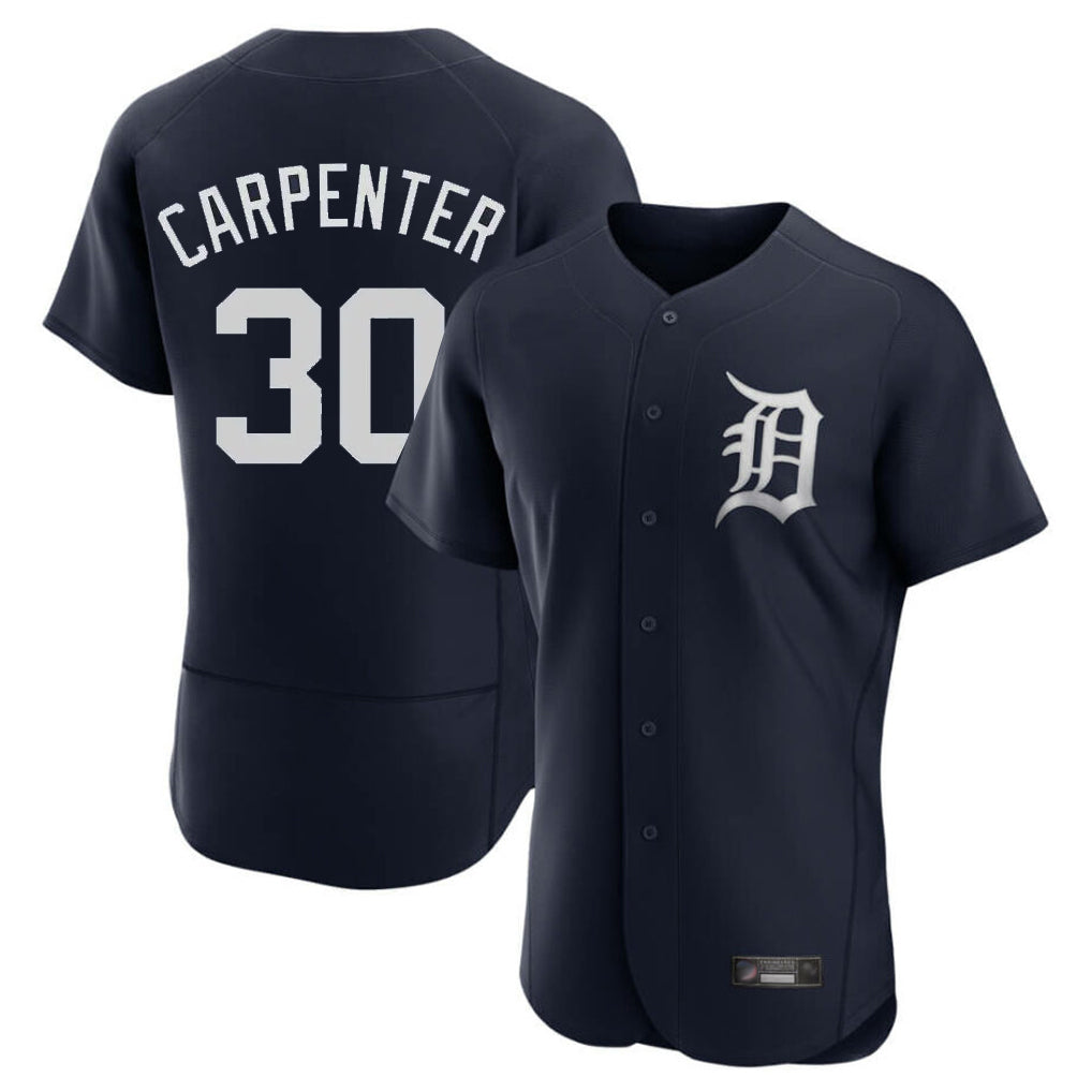 Elroe D.Tigers #30 Kerry Carpenter Player Navy Limited Elite Home Stitched Jerseys