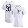Elroe D.Tigers #31 Riley Greene Player White Limited Elite Home Stitched Jerseys