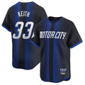 Elroe D.Tigers #33 Colt Keith Player Navy City Connect Home Limited Stitched Jerseys