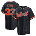 Elroe D.Tigers #33 Colt Keith Player Navy Home Game Stitched Jerseys