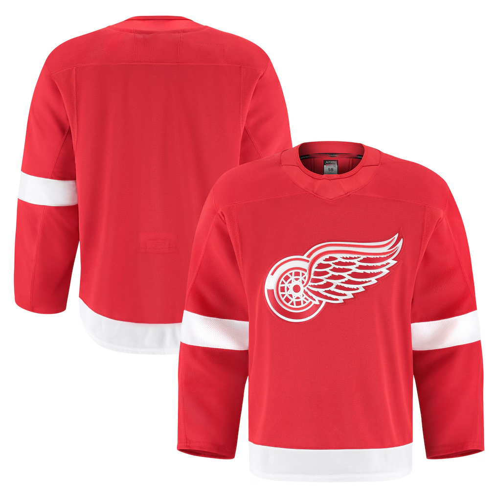 Elroe D.Red wings Red Home Authentic Pro Jersey