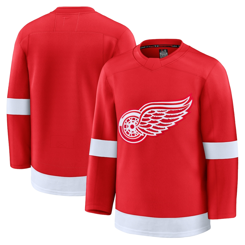 Elroe D.Red wings Red Home Premium Jerseys