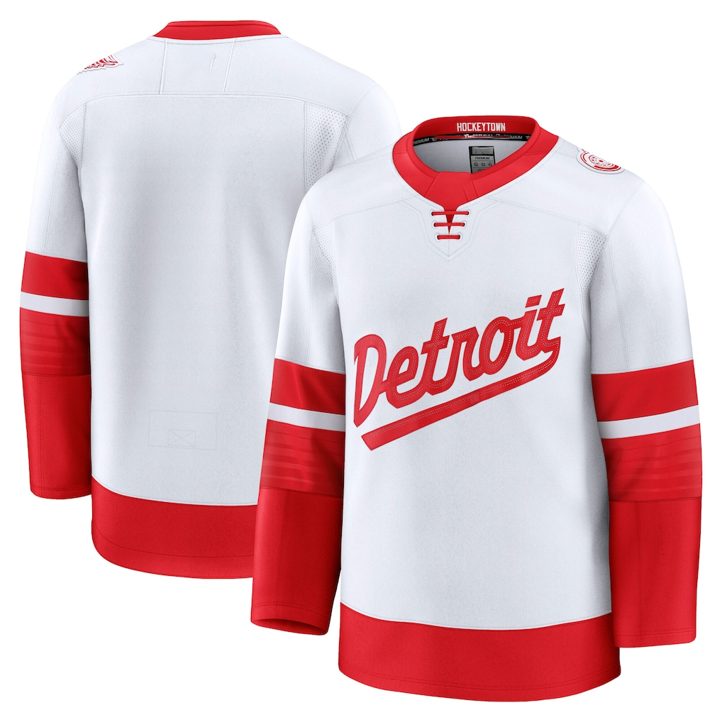 Elroe D.Red wings White 2025 Stadium Series Premium Jerseys