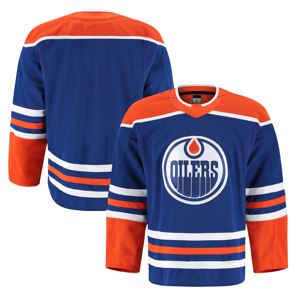 Elroe E.Oilers Royal Home Authentic Pro Jerseys