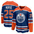 Elroe E.Oilers #25 Darnell Nurse Royal Home Breakaway Player Jerseys
